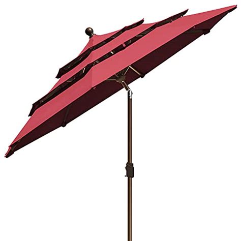 Eliteshade Usa Sunumbrella 9ft 3 Tiers Market Umbrella Patio Umbrella