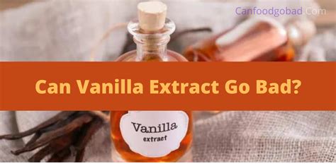 Can Vanilla Extract Go Bad Tips To Store Vanilla Extract For Long Time Can Food Go Bad