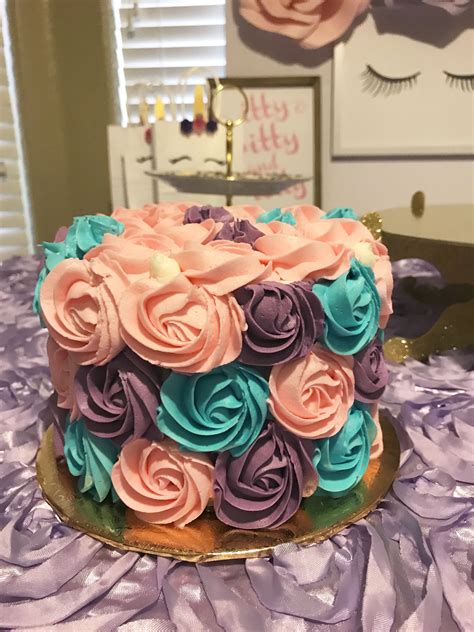 Rosette Smash Cake Rosette Smash Cake Cake Decorating Courses