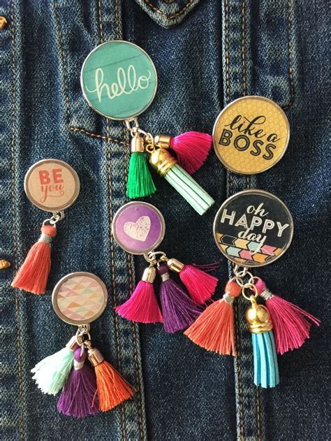 How To Make Your Own Flair Pins With Mod Podge And Pendant Blanks Diy