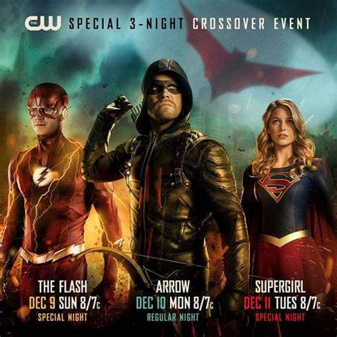 Arrow The Flash Supergirl La Locandina Del Crossover 2018 475004