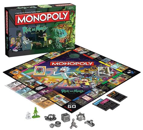 Monopoly Rick And Morty Edition Board Game At Mighty Ape Nz