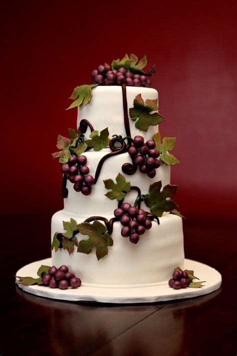 Wedding Cake That Would Go Great For My Wedding At A Winery Wine Themed