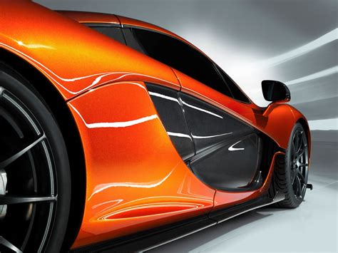 Orange and black McLaren P1 coupe, car, McLaren P1 HD wallpaper