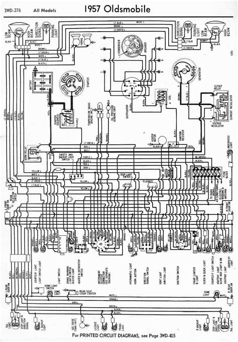 Proa: Wiring Diagram of 1957 Oldsmobile All Models