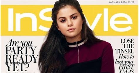 Beauty Mags Selena Gomez Instyle Uk January 2016