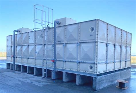 Large Sectional Grp Water Storage Tanks Manufactured And Assembled