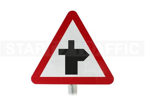 Crossroad Ahead Sign Permanent Road Sign 5041 In Stock