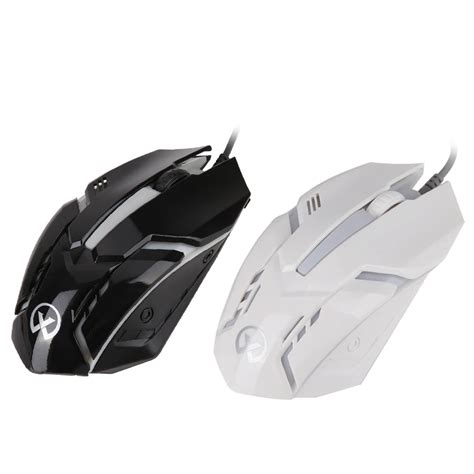 Professional Gaming Mouse 1600 Dpi Usb Colorful Led Optical Wired