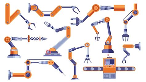 Bras De Robot Industriel Manipulateur De Main électronique Robotique Avec Processus D