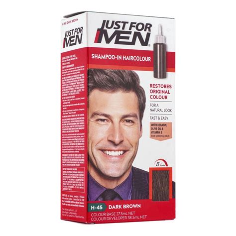 Order Just For Men Shampoo In Hair Colour H 45 Dark Brown Online At