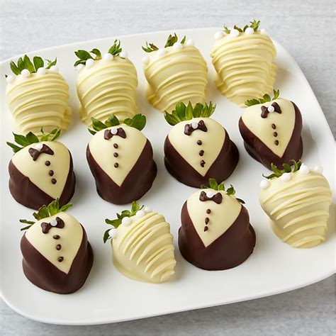 To The Bride And Groom Belgian Chocolate Covered Strawberries