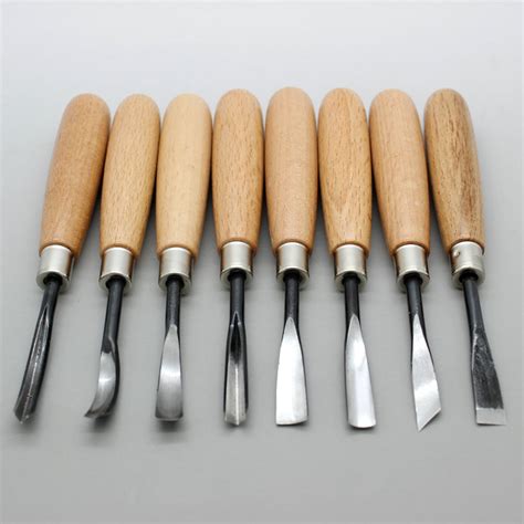 This assortment of professional wood carving tools is designed to provide the user with a flexcut 3 knife starter set review | carving tools guide. 8Pcs Hand Wood Carving Knife Tools Chip Detail Chisel Set ...