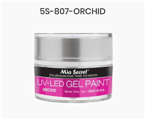 Mia Secret Uv Led Gel Paint Orchid Gel Paint 025oz 5s 807