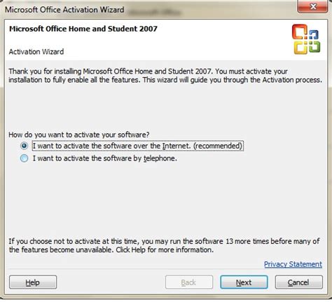 Microsoft Office 2007 Activation Wizard Confirmation Code Fasrlead