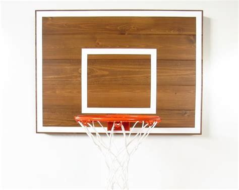 Traditional Basketball Hoop Wood Basketball Hoop With Painted Hoop