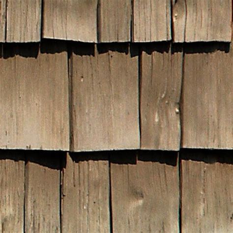 Wood Shingle Roof Texture Seamless 03848