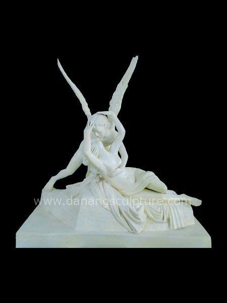 Psyche Revived By Cupids Kiss By Canova Stone Statue Dsf Cd64