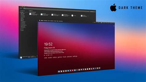 Macos Big Sur Theme Dark Make Windows 10 Look Like Macos Big Sur