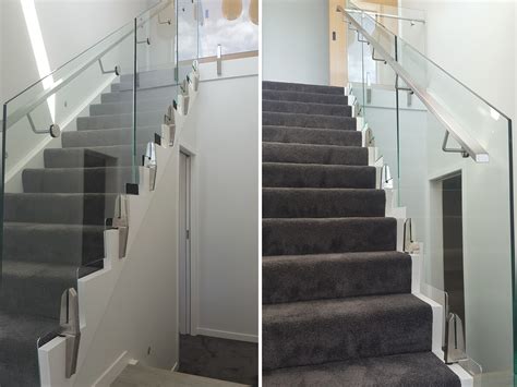 Glass balustrade panels can be ordered online through our new online glass stair balustrading planner the staircase rake glass panles can be ordered simply with dial in sizes put in the pitch of. BALUSTRADES INTERIOR GALLERY - Supreme Balustrades
