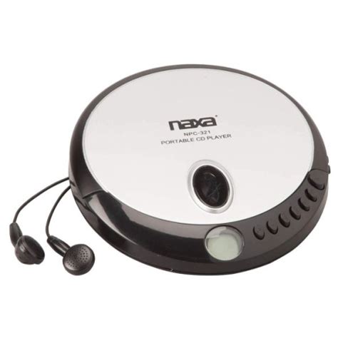 Naxa Npc 321 Lightweight Portable Slim Personal Cd Player With Stereo