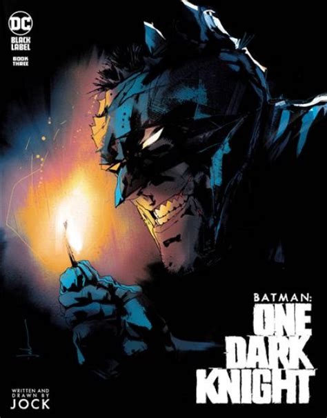 Batman One Dark Knight 3 Jock Cover Fresh Comics