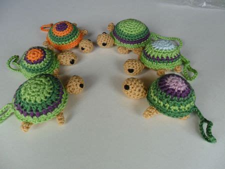 Petites tortues à crochet Tortugas de ganchillo Le flux de la créativité