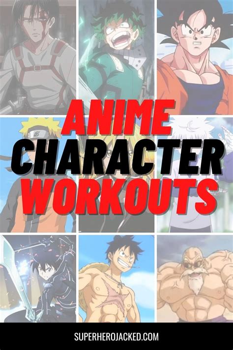 Anime Workout Routines Hundreds Of Anime Inspired Workout Routines