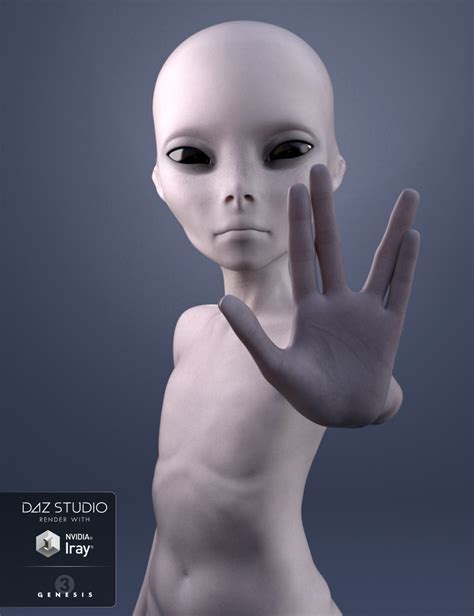Grey Alien For Genesis 3 Female Daz 3d