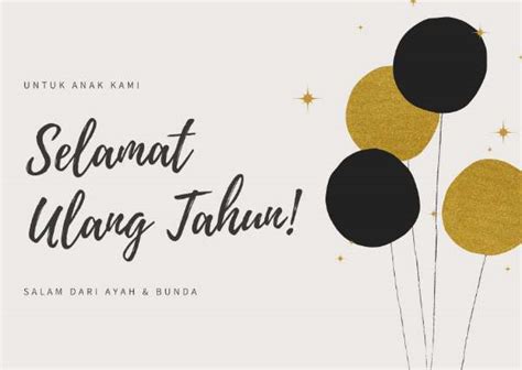 65 Ucapan Ulang Tahun Untuk Anak Laki Laki Terbaik And Penuh Makna