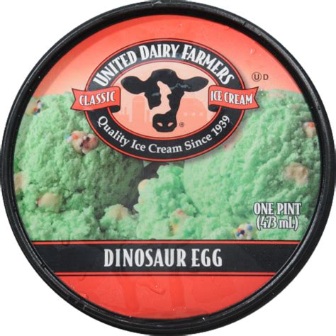 United Dairy Farmers Dinosaur Egg Ice Cream 1 Pint Bakers