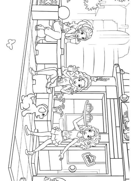 Free Printable Lego Friends Coloring Pages Gbcoloring