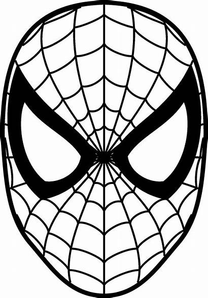 Spiderman Coloring Spider Svg Transparent Mask Masks