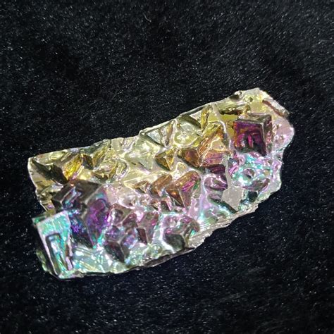 Rainbow Bismuth Stone Crystal Mineral Specimen 24gm Education Etsy