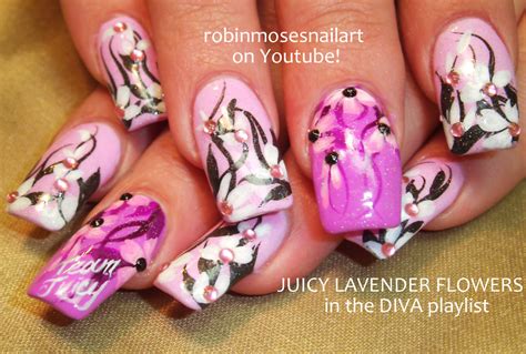 Nail Art By Robin Moses What Paint Do You Use For Nails Purple