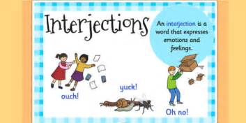 Interjection Display Poster Teacher Made