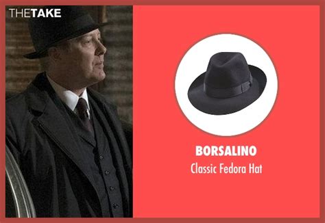 Raymond Red Reddingtons Black Borsalino Classic Fedora Hat From The