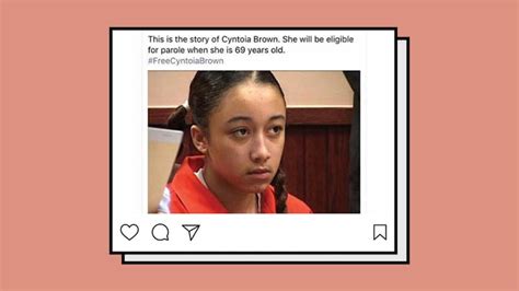 cyntoia brown has been freed from prison after thousands rallied behind her case on social media
