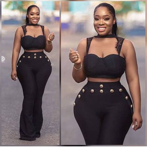 Curvy Ghanaian Actress Moesha Boduong Shows Off Her Hot Body In Sultry