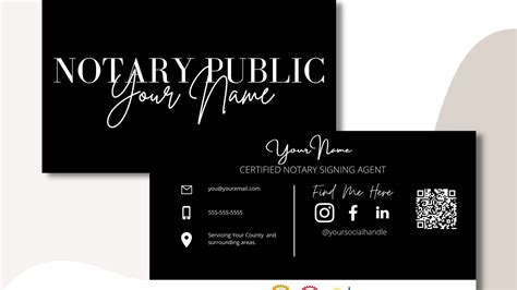 Notary Public Business Card Ideas: How to Create a Powerful Marketing