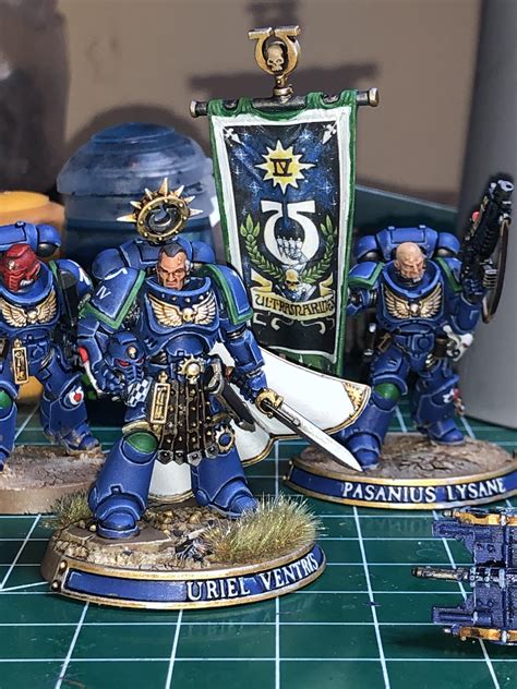 I Finished My Uriel Ventris And Passanius Lysane For My Primaris 4th