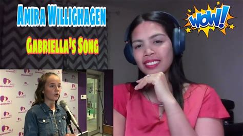 Its MyrnaGREACTS TO Amira Willighagen Gabriellas Song Best Audio Radio Show YouTube