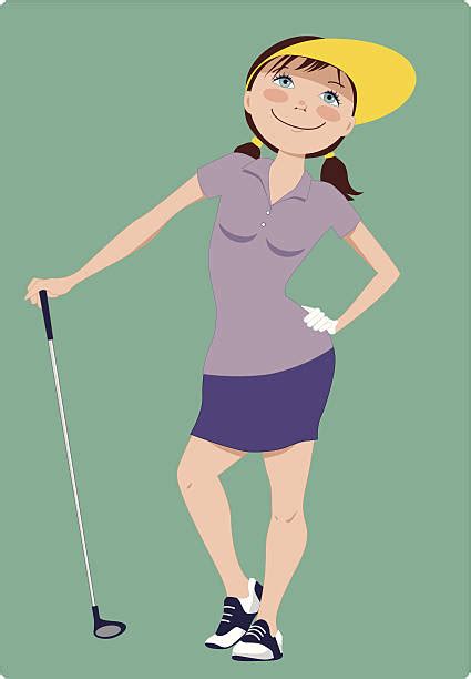 Best Lady Golfer Illustrations Royalty Free Vector Graphics And Clip Art
