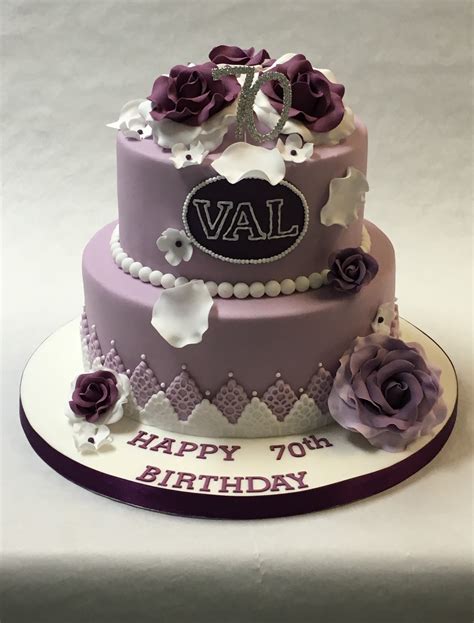 Maybe you would like to learn more about one of these? Purple Floral Birthday Cake - Celebration Cakes - Cakeology