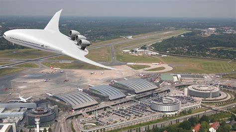 Airport Visions 2030 Futuristic Aircraft Environment Friendly