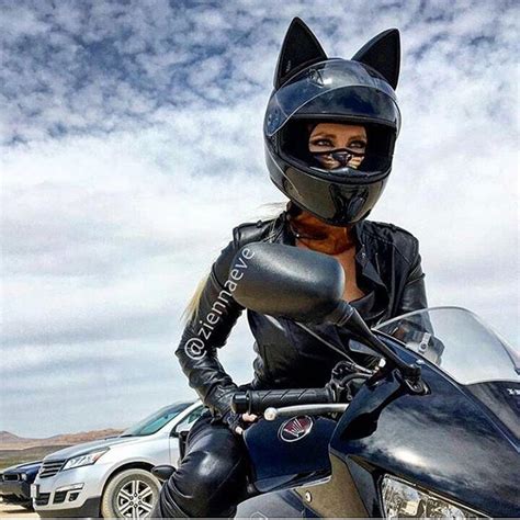 Cat Ear Motorcycle Helmets Motorbike Girl Biker Girl Biker Chicks