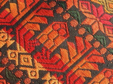 Mayan Homespun Textile Pattern Pattern Of Indigenous Mayan Homespun