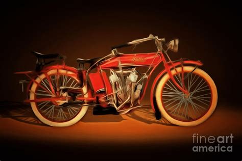 Nostalgic Vintage Indian Motorcycle 20150227 Photograph By Wingsdomain