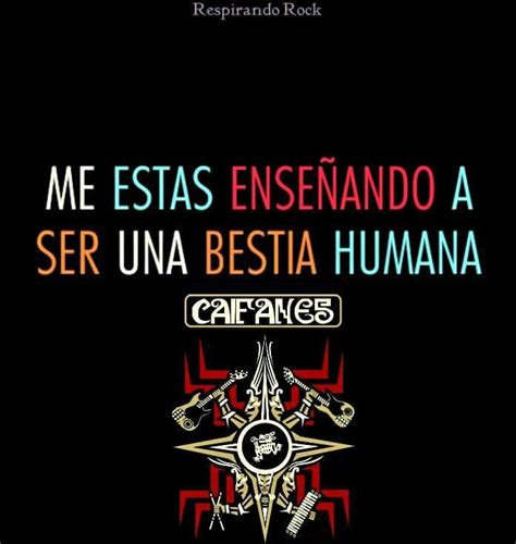 Carlos alberto pérez ibarra, mejor conocido en el medio del espectáculo como. Caifanes | Frases de rock, Frases de canciones, Letras de ...