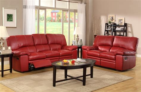 Check out our sofa set online selection for the very best in unique or custom, handmade pieces from our shops. Homelegance Kendrick Reclining Sofa Set - Red - Bonded ...